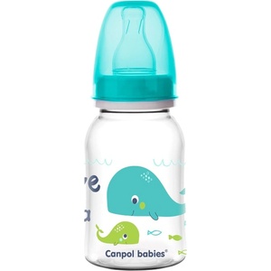 Canpol babies Шише за хранене Canpol - Love&Sea, 120 ml, Тюркоаз (59/300_tur)