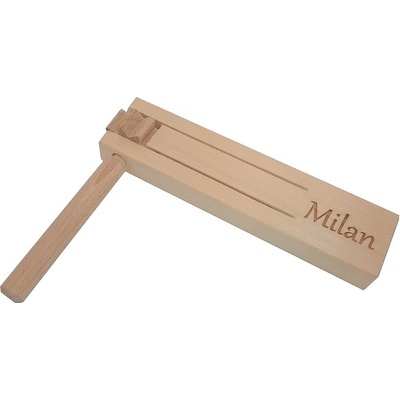 Kučerňák Řehtačka dřevěná malá s vlastním nápisem – Zboží Dáma