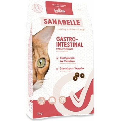 SANABELLE Gastrointestinal pro kočky s trávicími problémy 8 kg