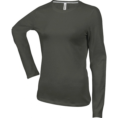Tričko Kariban Long Khaki