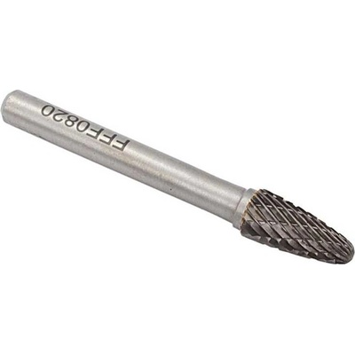 Technická fréza oválna predĺžená 12 x 25 mm, dĺžka 66 mm, TYP F, stopka 6 mm, XL-TOOLS