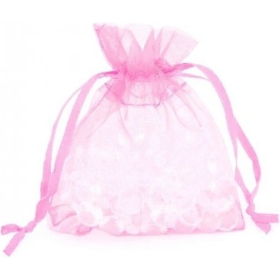 Paper Design Dárkový sáček organza 9 x 12 cm - sv. růžová - 249633