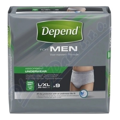 Depend Super pro muže L/XL 9 ks