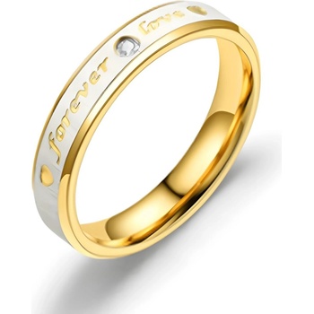 HARAHU Дамски пръстен Forever Love - Златен / 59mm KP32425 (32425)