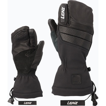Lenz Мъжки скиорски ръкавици Lenz Think About Lobster black