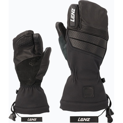 Lenz Мъжки скиорски ръкавици Lenz Think About Lobster black