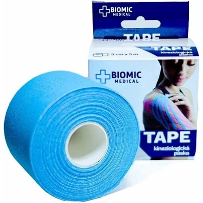 Goglisha Corp. Biomic tejpovacia páska modrá 5 cm x 5 m