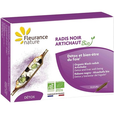 Fleurance Nature Черна ряпа + Артишок, БИО, 10 ампули за пиене 10 ml | Fleurance Nature (188173 (11117) FN)