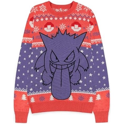 Difuzed Bioworld Europe Vianočný sveter Pokémon Gengar