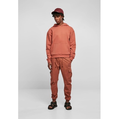 Urban Classics Мъжки суичър с качулка в цвят праскова Urban Classics Hoody terracottaUB-TB4925-04420 - Зелен, размер M