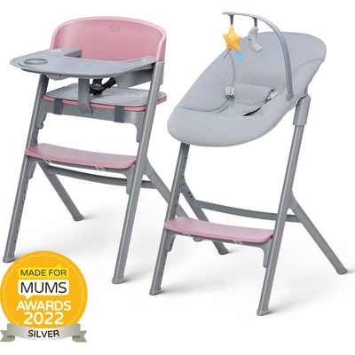 KINDERKRAFT SELECT Set Livy Aster Pink + lehátko Calmee Premium