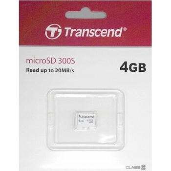 Transcend microSDHC 4GB TS4GUSD300S
