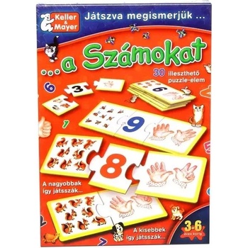Keller&Mayer Чрез игра, учим числата - образователна игра на унгарски език (712130)