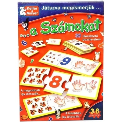 Keller&Mayer Чрез игра, учим числата - образователна игра на унгарски език (712130)
