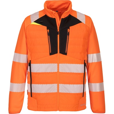 Portwest hi-vis dx4 baffle dx473 / Светлоотразително хибридно яке - hv оранжево/черно xxxl (dx473obrxxxl)