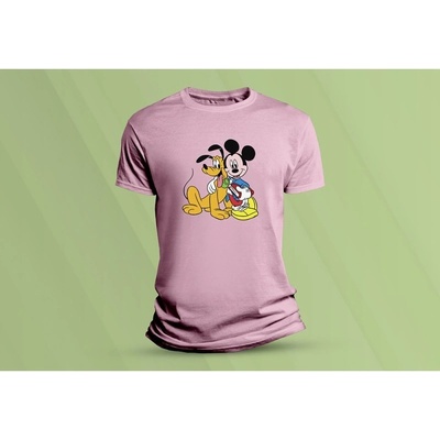 Sandratex dětské bavlněné tričko Mickey 7 růžová