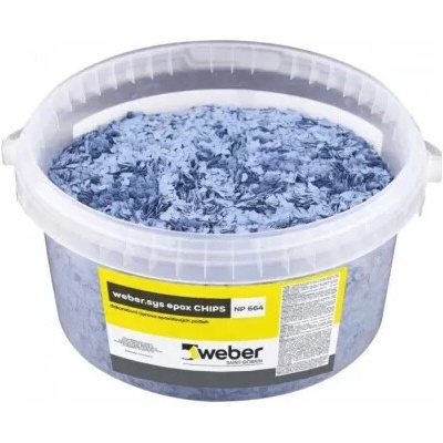 weber.sys epox chips 1kg, barva ČERNÁ