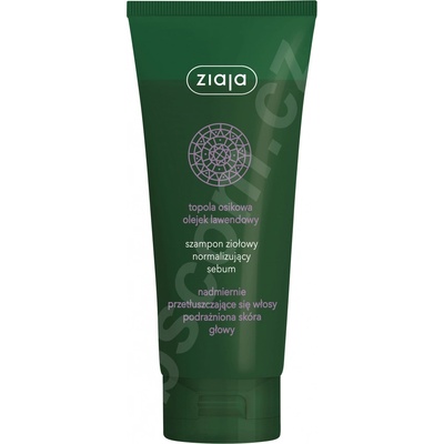 Ziaja Herbal bylinný šampon proti nadměrnémé tvorbě mazu 200 ml