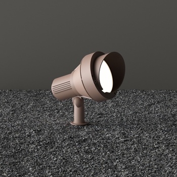 Ideal Lux - Външна лампа TERRA 1xGU10/28W/230V IP65 кафява (ID163727)