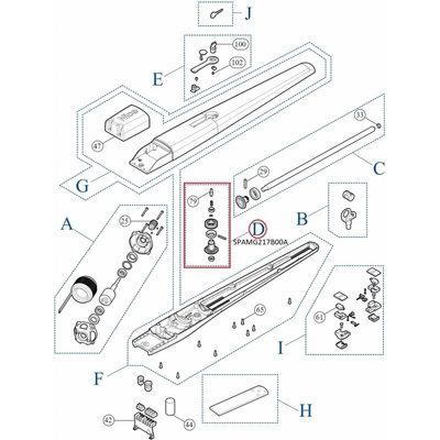 SPAMG217B00A kit prevodovky TO4005/6/15/5015/16