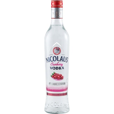 Nicolaus Cranberry Vodka 38% 0,7 l (čistá fľaša)