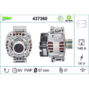 Alternátor VALEO 437360