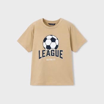 MAYORAL Тениска къс ръкав "league" цвят орех за за мини момче Mayoral