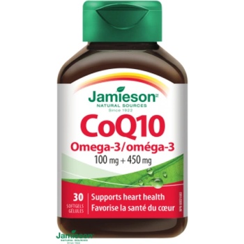 Jamieson Коензим Q10 с Омега-3 30 таблетки