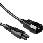 ACT Захранващ кабел c14-c15, черен, 0.50м (ewent-act-cab-ak5218) - Allstore