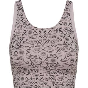 Hey Honey Дамски спортен сутиен Hey honey Women's Bustier Samadhi Sports bra - Dove / Black - размер XS (114-3338-0211)