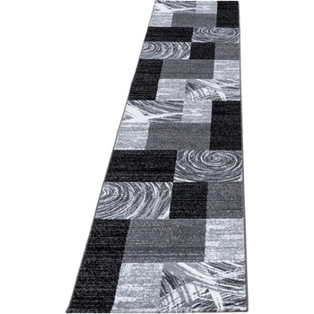 Ayyildiz Тъмносива пътека 80x300 cm Parma - Ayyildiz Carpets (PARMA803009220BLACK)