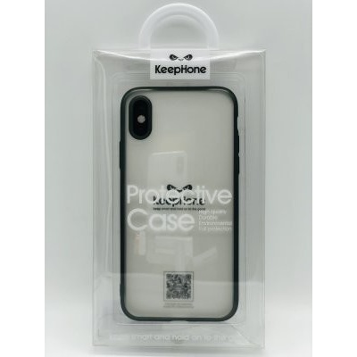 KeepHone TPU Transparent matte iPhone XS zelené