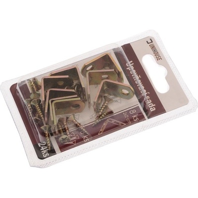 UNIHOUSE Spojovací úhelník s vruty 20x20 mm