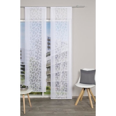 Home Wohnideen japonská stena 86634 JACQUARD 0107 biela 225x57 cm (v x s)