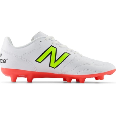 New Balance Футболни бутонки New Balance 442 V2 Firm Ground Football Boots - White/Volt