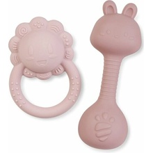 Tiny Treasures Saro Baby sada chrastítek Pink