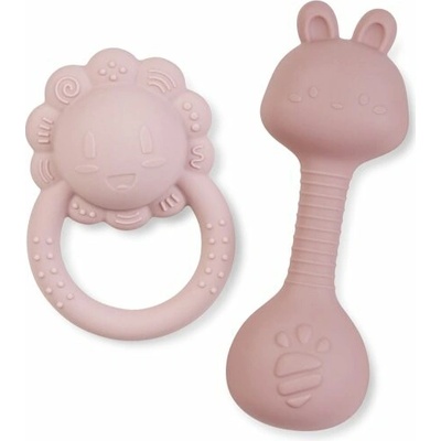 Tiny Treasures Saro Baby sada chrastítek Pink