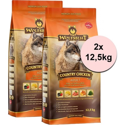 Wolfsblut Country Chicken 2 x 12,5 kg