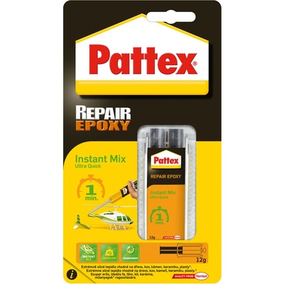 Lepidlo Pattex Epoxy Repair Instant Mix Ultra Quick 11 ml