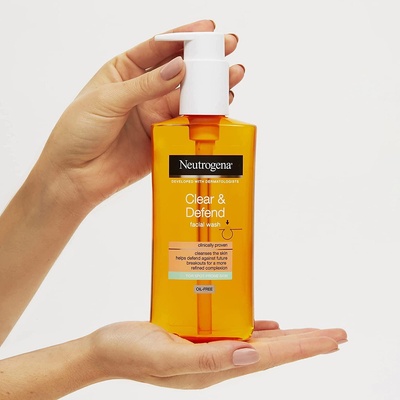 Neutrogena Почистващ гел за лице против пъпки със салицилова киселина, 200мл