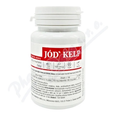Red Health Care jód Kelp 100 tabliet