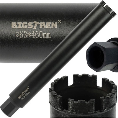 Bigstren Боркорона диамантена за пробиване на бетон, 63x460 мм, BIGSTREN (UNI-07415)