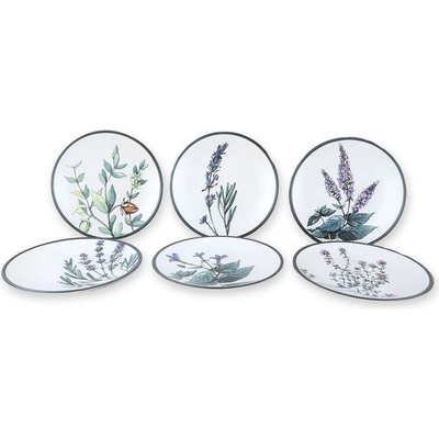 My Ceramic Súprava keramických dezertných tanierov 20 cm 6 ks