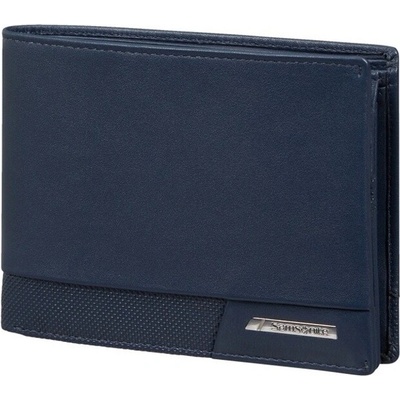 Samsonite Pro-DLX 6 047 B 10CC + VFL+ C+ 2C 21 Pánska kožená peňaženka Midnight Blue SA