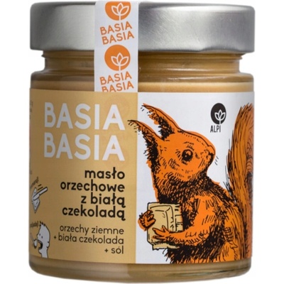 Alpi Basia Basia Arašídový krém s bílou čokoládou 210 g