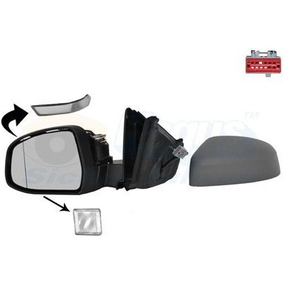 Vnější zpětné zrcátko VAN WEZEL 1882815