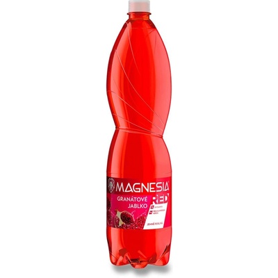 Magnesia Red ochucená minerální voda Granátové jablko 6 x 1,5 l