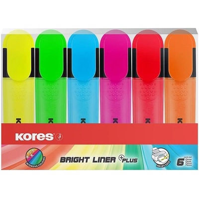 Kores Bright Liner 6 ks – Zbozi.Blesk.cz