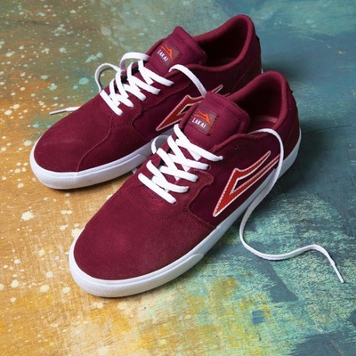 Lakai Cardiff Burgundy Suede