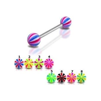 Šperky4U piercing do jazyka PJ01070-KR